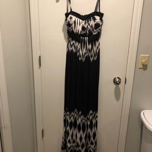 Strapless BCBG Max and Cleo gown